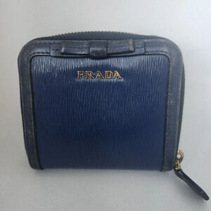 Prada Navy Blue Wallet